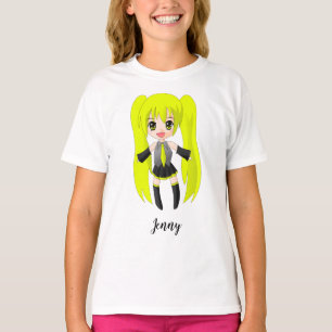 T-shirt personnalisé avec une jolie fille blonde d