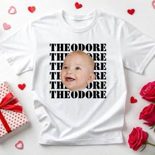 T-shirt personnalisé avec visage pour l'anniversai