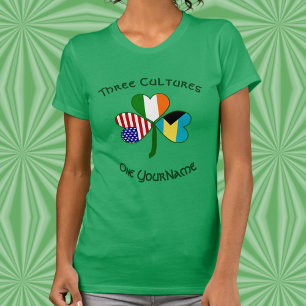T-shirt personnalisé Bahamas Irlande États-Unis Tr
