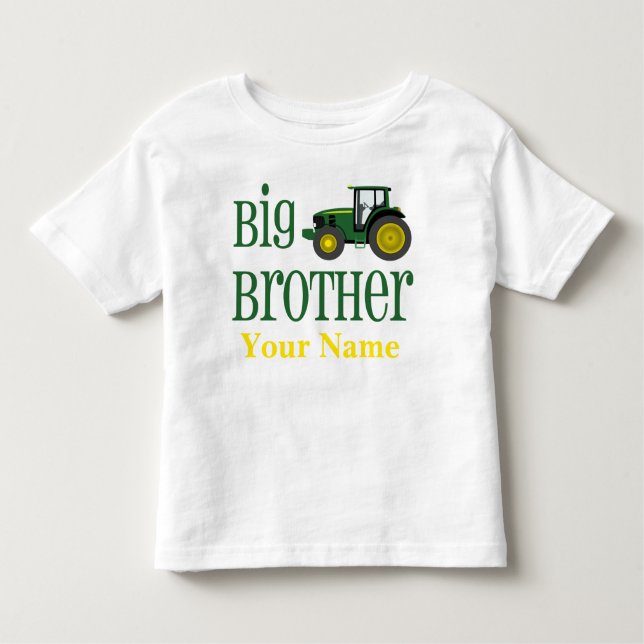 T-shirt personnalisé Big Brother Tractor (Devant)