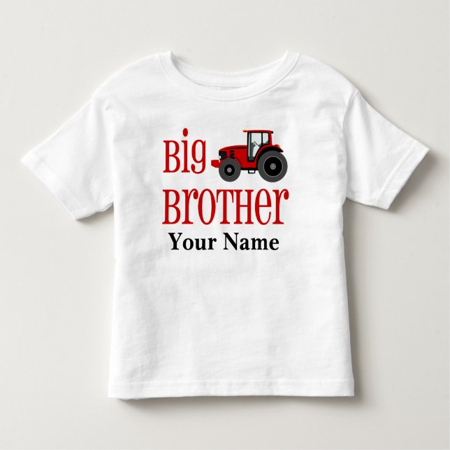 T-shirt personnalisé Big Brother Tractor (Devant)