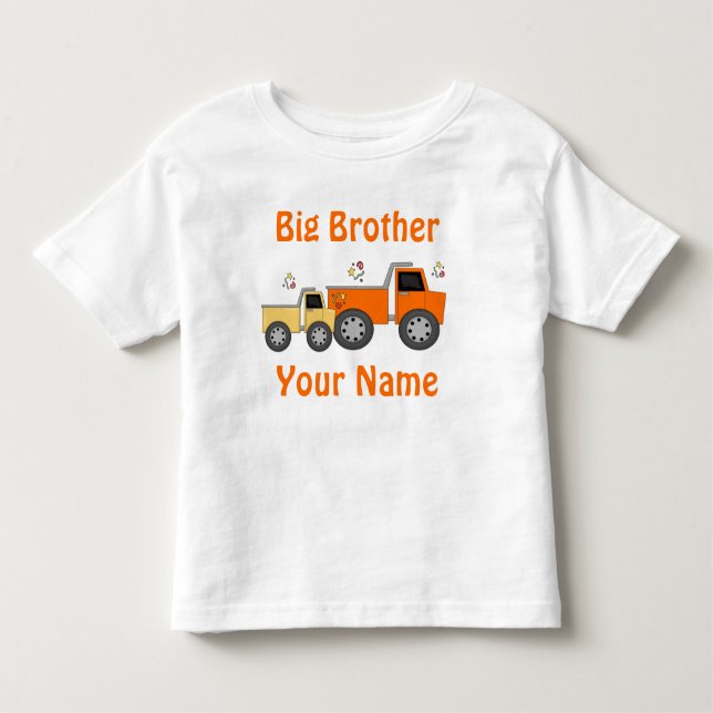 T-shirt personnalisé Big Brother Truck (Devant)