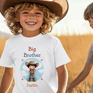 T-shirt personnalisé Big Brother Western Cowboy