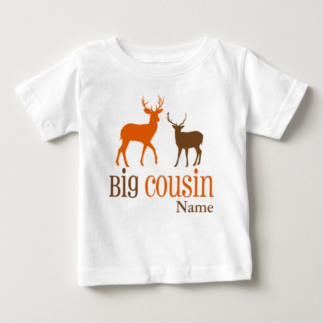 T-shirt personnalisé Big Cousin Deer (Devant)