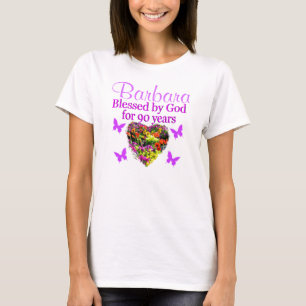 T-SHIRT PERSONNALISÉ BLESSÉ PAR DIEU PENDANT 90 ANS DE C