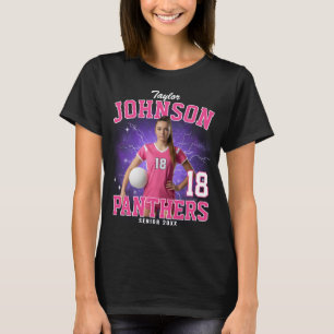 T-shirt personnalisé Bootleg Senior Sports Violet 