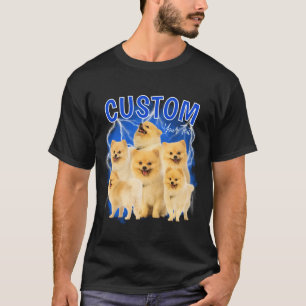 T-Shirt personnalisé Bootleg vintage pour animaux