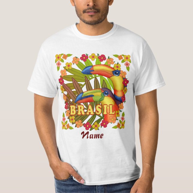 T-shirt personnalisé Brasil Toucans (Devant)