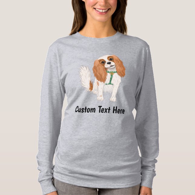 T-shirt Personnalisé Cavalier King Charles Spaniel  (Devant)