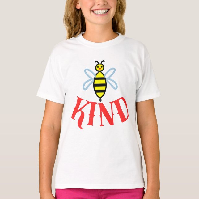 T-shirt personnalisé 'Custom Bee Kind' (Devant)