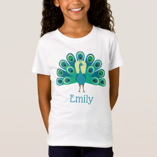 T-shirt personnalisé Cute Peacock