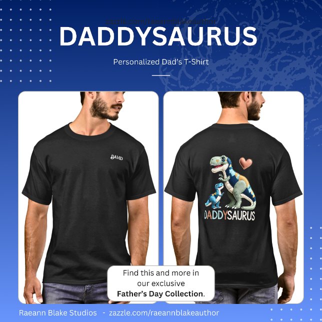 T-Shirt personnalisé Daddysaurus (Créateur téléchargé)