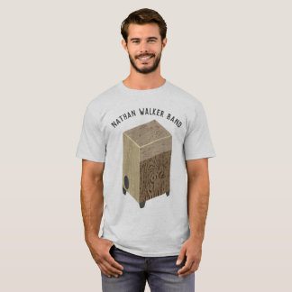 T-shirt personnalisé de bande de tambour de Cajon