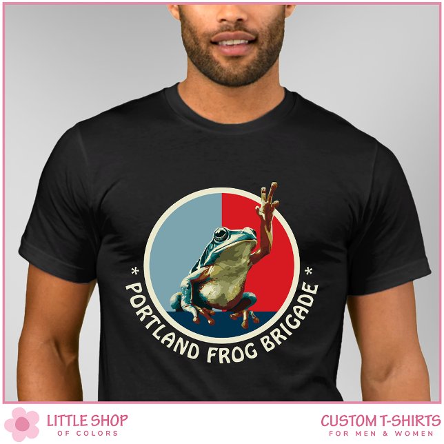 T-shirt personnalisé de protestation grenouille de (Créateur téléchargé)