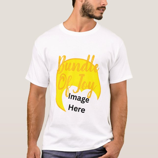 T-shirt personnalisé d'échographie Bundle of Joy p (Devant)
