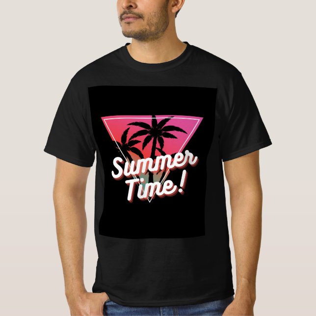 T-shirt personnalisé d'été (Devant)