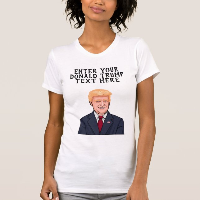 T-SHIRT PERSONNALISÉ DONALD TRUMP (Devant)