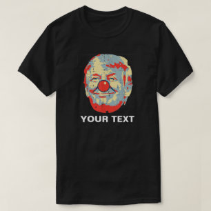 T-shirt Personnalisé Donald Trump Clown Visage Pop Art