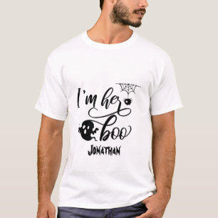 T-shirt Personnalisé Drôle Je Suis Son Boo Ghost Couple Ha