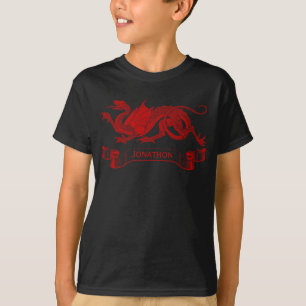 T-shirt personnalisé du dragon de l'enfant