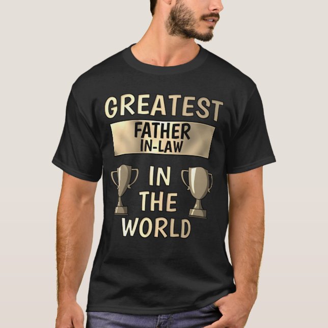 T-Shirt Personnalisé Du Grand Père En Droit (Devant)