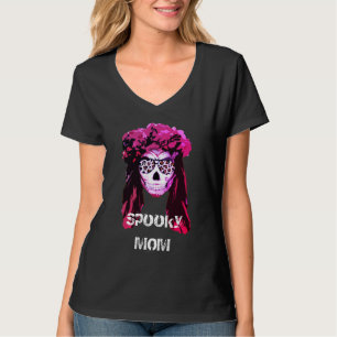 T-shirt Personnalisé Éffrayant MOM mignonne Drôle Femmes c