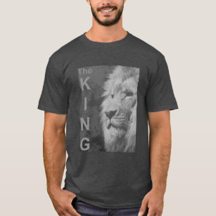 T-shirt Personnalisé Élégant Pop Art Moderne Tête de Lion 