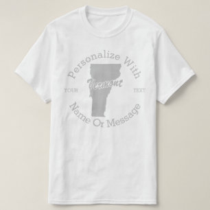 T-shirt PERSONNALISÉ État du Vermont