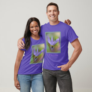 T-shirt Personnalisé Fleur sauvage violet