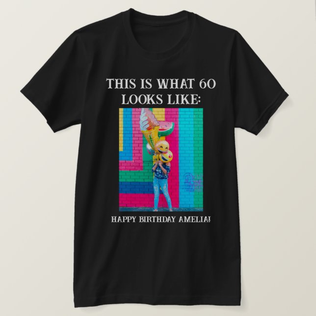 T-shirt Personnalisé Funny 60e Milestone Anniversaire T-sh (Design devant)
