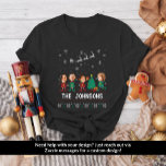 T-shirt Personnalisé Funny Face Photo Noël Famille d'elfes<br><div class="desc">Entrez dans l'esprit festif avec notre chemise à couture sur le visage des elfes de famille pour Noël ! Personnalisez chaque chemise avec des motifs ornementaux et ajoutez le visage de votre famille pour en faire la vôtre. Ces chemises assorties sont parfaites pour les réunions de vacances, les photos de...</div>