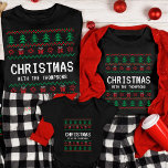 T-shirt Personnalisé Funny Matching Famille de Noël moche<br><div class="desc">Célébrez la saison des Fêtes avec style avec le T-Shirt personnalisé Funny Matching Ugly Christmas Family. Cette chemise festive et humoristique est la meilleure façon de mettre en valeur votre esprit de famille lors des rassemblements et événements de Noël. Ajoutez une touche personnelle à votre garde-robe de vacances avec des...</div>