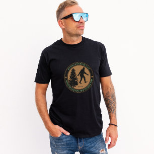 T-shirt Personnalisé Funny Sasquatch Emplacement et recher