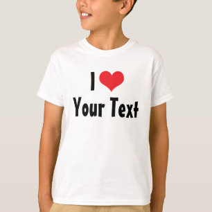 T-shirt Personnalisé I Love