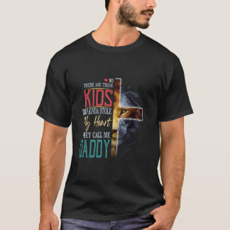 T-shirt Personnalisé Ils M'Appelent Papa Jésus Croix Lion