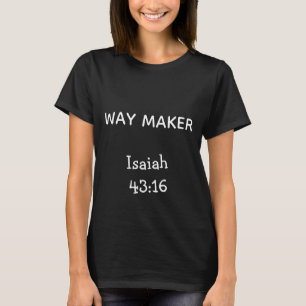 T-Shirt personnalisé inspiré d'un verset de la bib