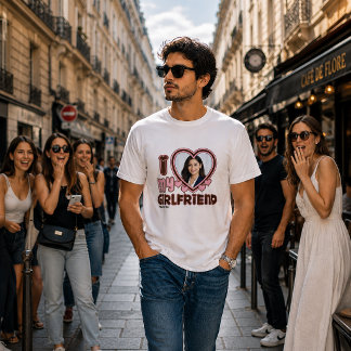 T-shirt personnalisé J'aime ma copine