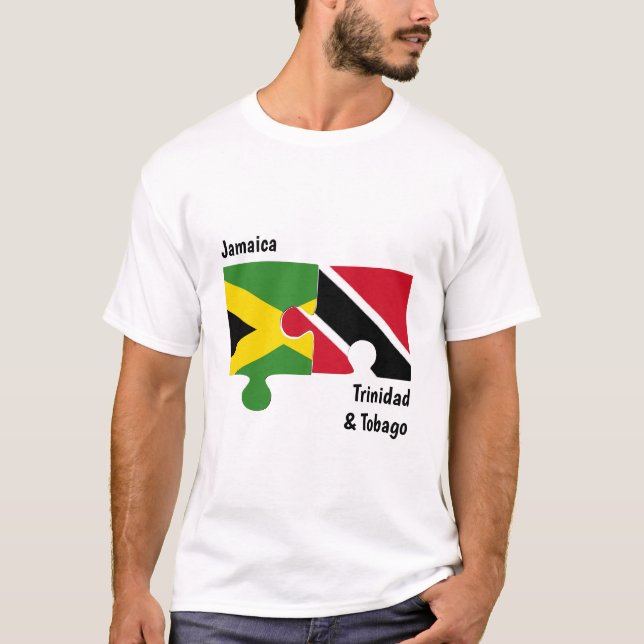 T-shirt Personnalisé Jamaïque Trinidad (Devant)