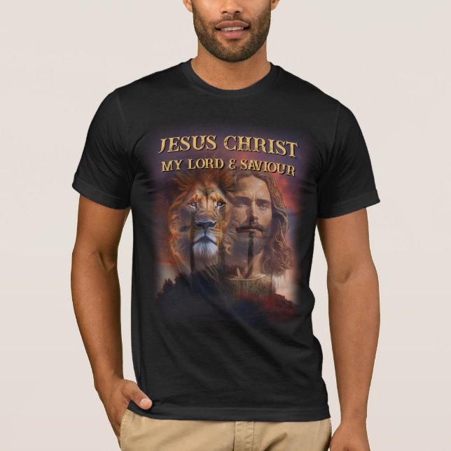 T-shirt personnalisé Jésus Christ Mon Seigneur et  (Devant)