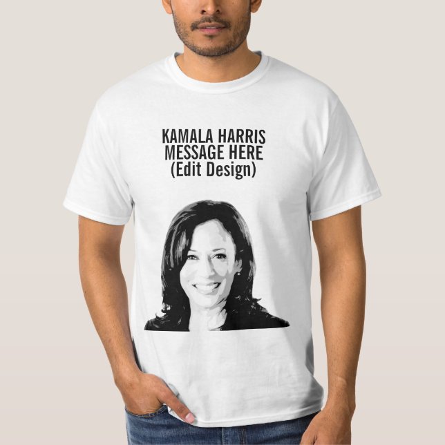 T-shirt Personnalisé Kamala Harris (Devant)