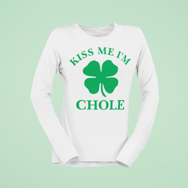 T-shirt Personnalisé Kiss Me St. Patrick's Day (Créateur téléchargé)