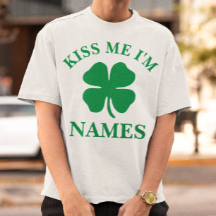 T-shirt Personnalisé Kiss Me St. Patrick's Day