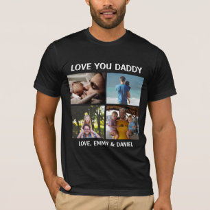 T-shirt Personnalisé L'Amour Que Papa Photo