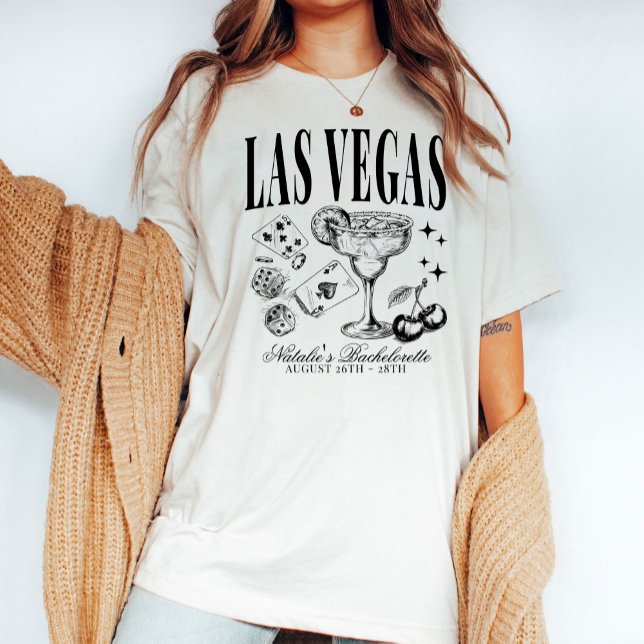 T-shirt Personnalisé Las Vegas Bachelorette Party (Créateur téléchargé)