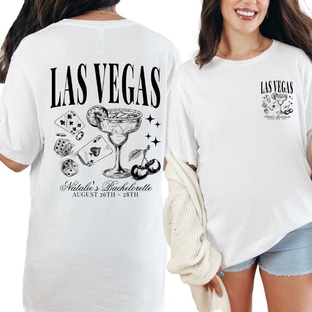 T-shirt Personnalisé Las Vegas Bachelorette Party (Créateur téléchargé)