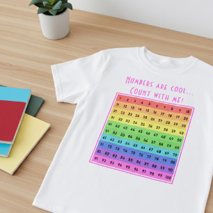 T-shirt personnalisé "Les nombres sont cools !" Ta