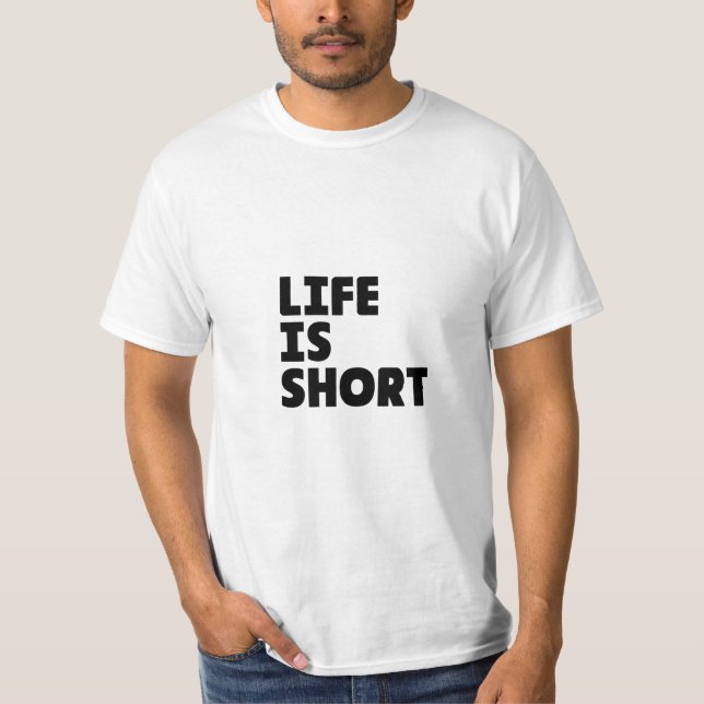 T-shirt personnalisé "LIFE IS COURT" (Devant)