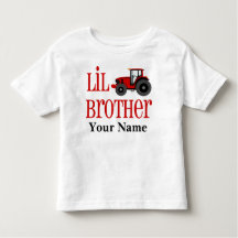 T-shirt personnalisé Little Brother Tractor