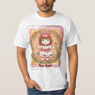 T-shirt personnalisé Little Girl Princess