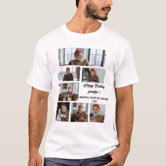 T-shirt Personnalisé L'Un Des Collages Photo D'Une Famille